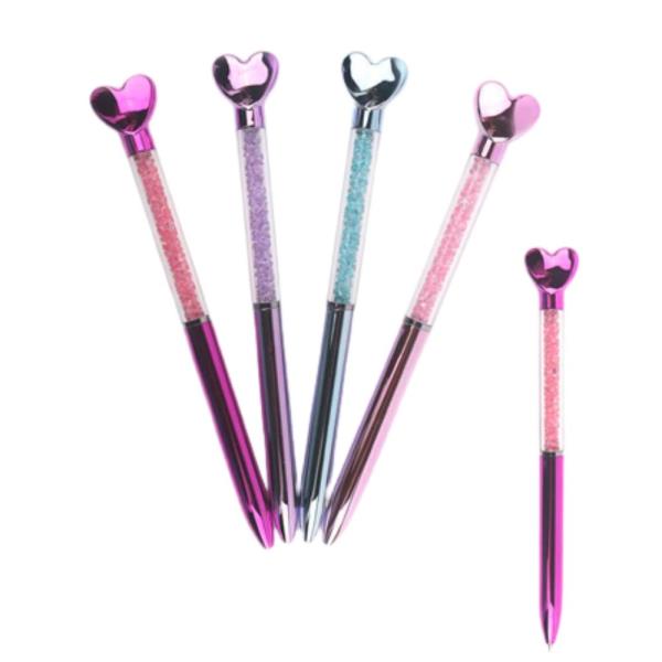 PEACH HEART WATER DIAMOND PEN (48 UNITS)(