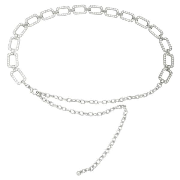 RS ACCENT RECTANGLE LINK CHAIN BELT