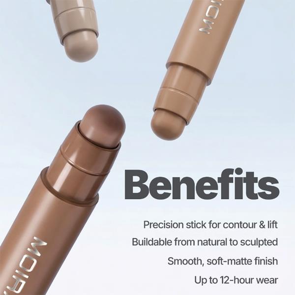 MOIRA BRONZE AND CONTOUR PRECISION SCULPT STICK