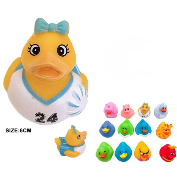FOAM DUCK SQUISHY SQUEEZE TOY (12 UNITS)