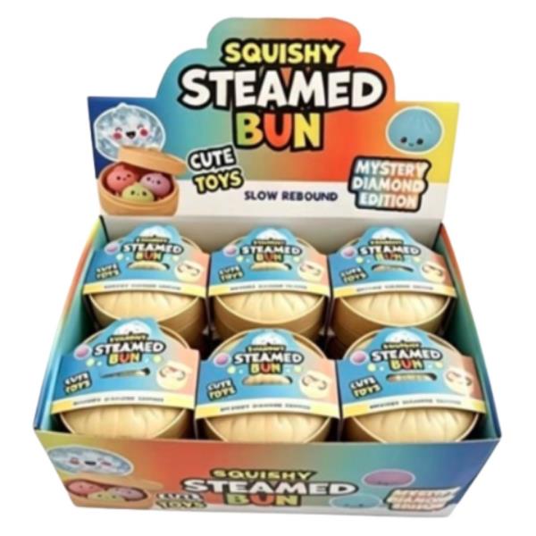 SQUISHY STEAMED BUN DUMPLINGS (12 UNITS)