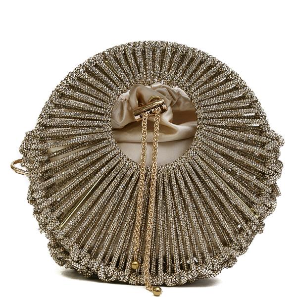 RHINESTONE CIRCLE BAG