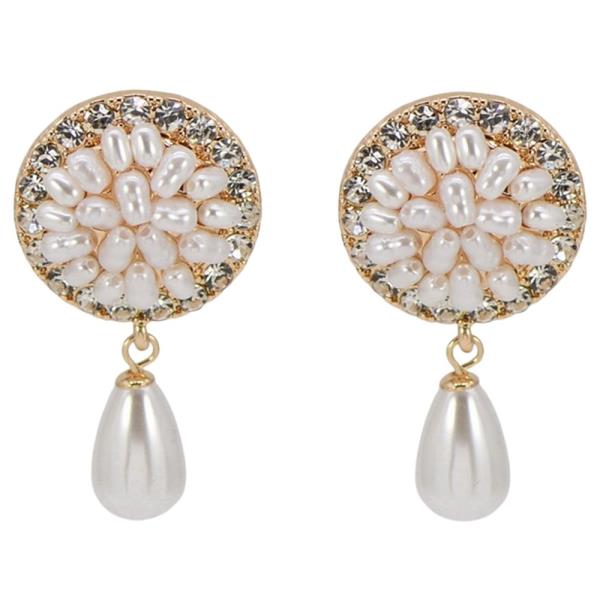 PEARL STONE MIXED POST EARRING