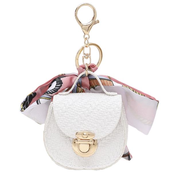 MINI SCARF BAG CHARM KEYCHAIN