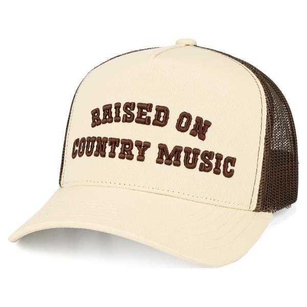 CC RAISED ON COUNTRY MUSIC TRUCKER HAT