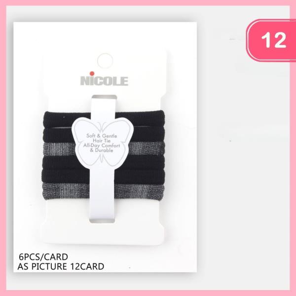 HAIR TIES (12 UNITS)