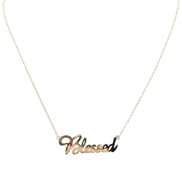 BLESSED PENDANT NECKLACE