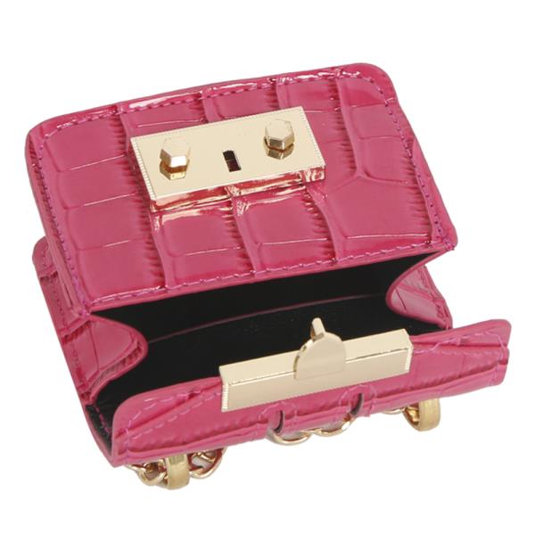 CROC TEXTURE MINI CROSSBODY BAG