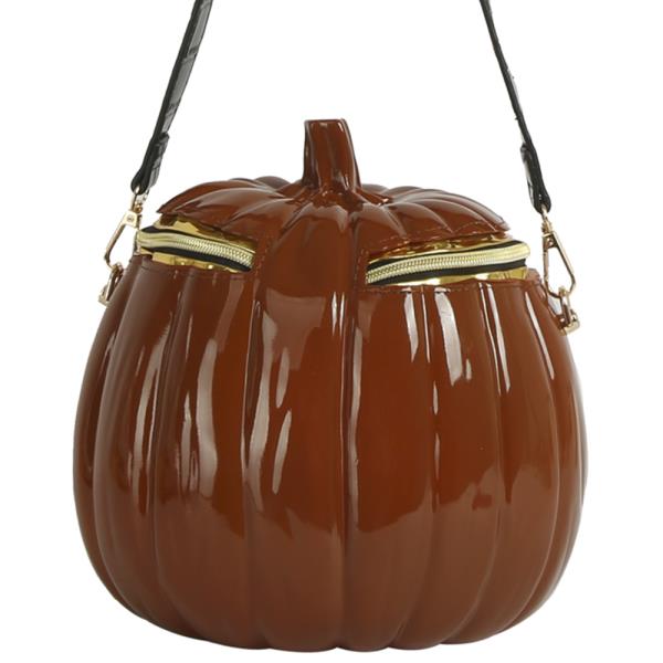 PUMPKIN JACK O LANTERN SHOULDER CROSSBODY BAG