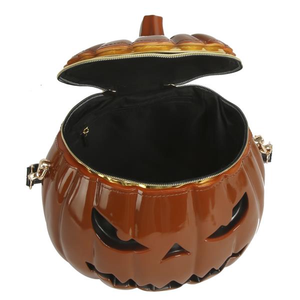 PUMPKIN JACK O LANTERN SHOULDER CROSSBODY BAG