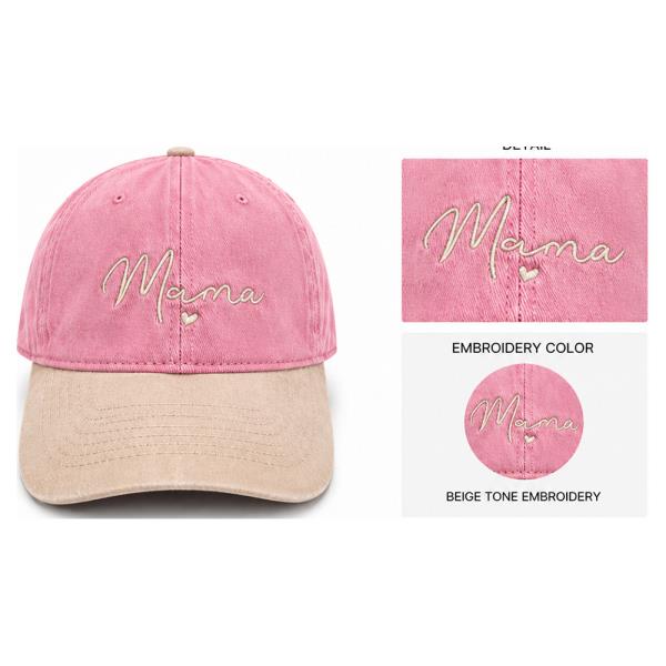 TWO TONE MAMA BASEBALL CAPS