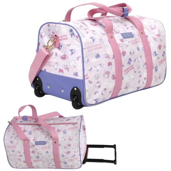 HELLO KITTY ROLLING DUFFLE BAG