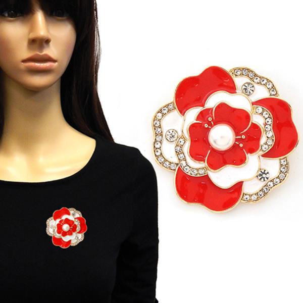 LUXURY EPOXY FLOWER BROOCH