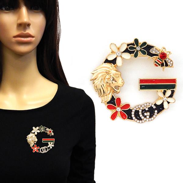 LETTER "G," BROOCH