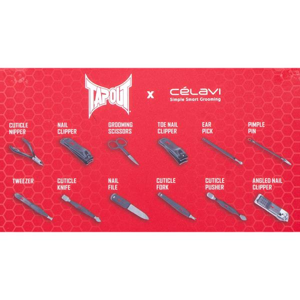 CELAVI X TAPOUT 12PC MANICURE KIT SET