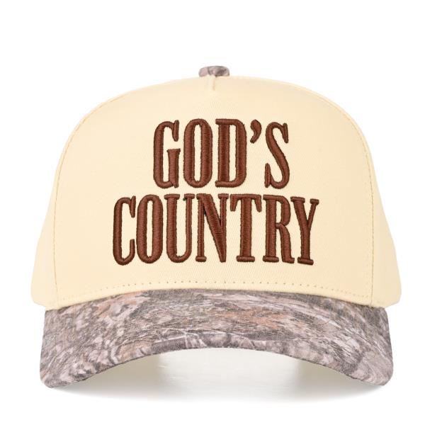 GOD`S COUNTRY TRUCKER HAT