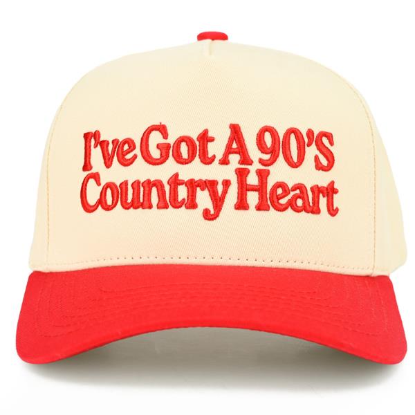 I`VE GOT A 90`S COUNTRY HEART TRUCKER HAT