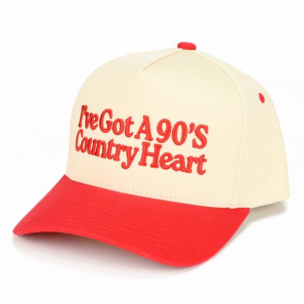 I`VE GOT A 90`S COUNTRY HEART TRUCKER HAT