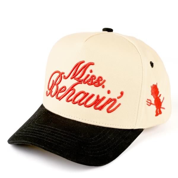 MISS BEHAVIN TRUCKER CAP