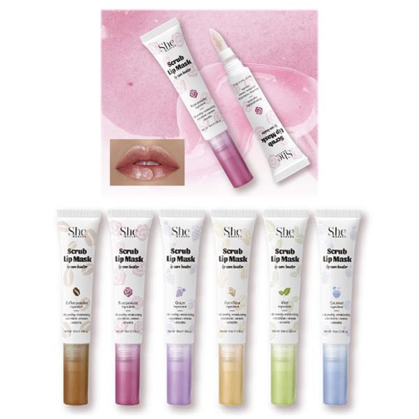 SHE MAKEUP SCRUB LIP MASK (36 UNITS)