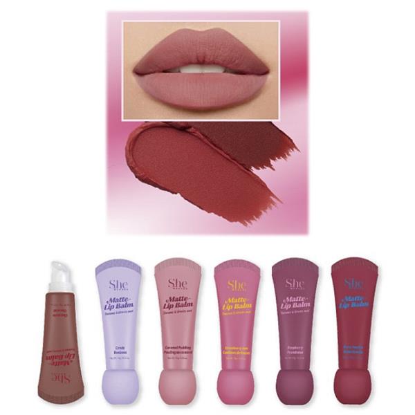 SHE MAKEUP MATTE LIP BALM (36 UNITS)