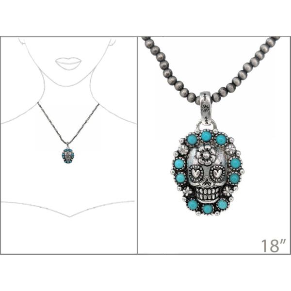 WESTERN SEMI STONE NAVAJO NECKLACE
