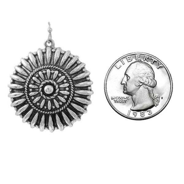 WESTERN CONCHO EARRINGS