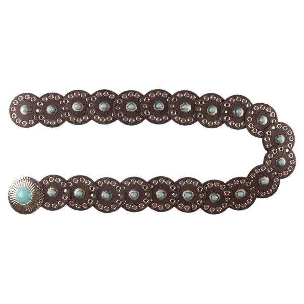 Y2K TQ STONE WESTERN ROUND BELT