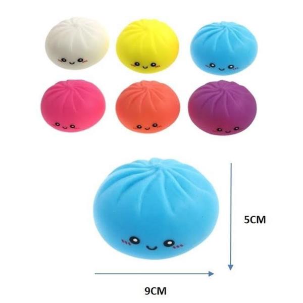 SQUISHY SQUEEZE DUMPLING TOY (12 UNITS)