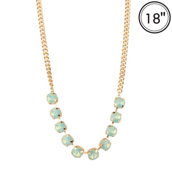 RHINESTONE LINK NECKLACE