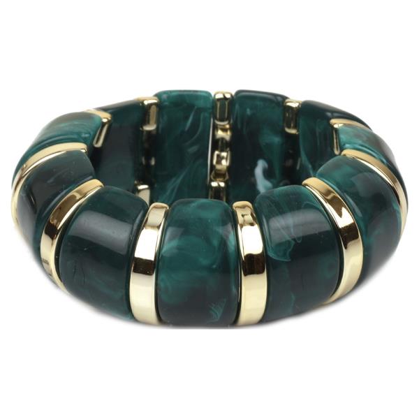 PLASTIC BEAD ELASTIC BRACELET