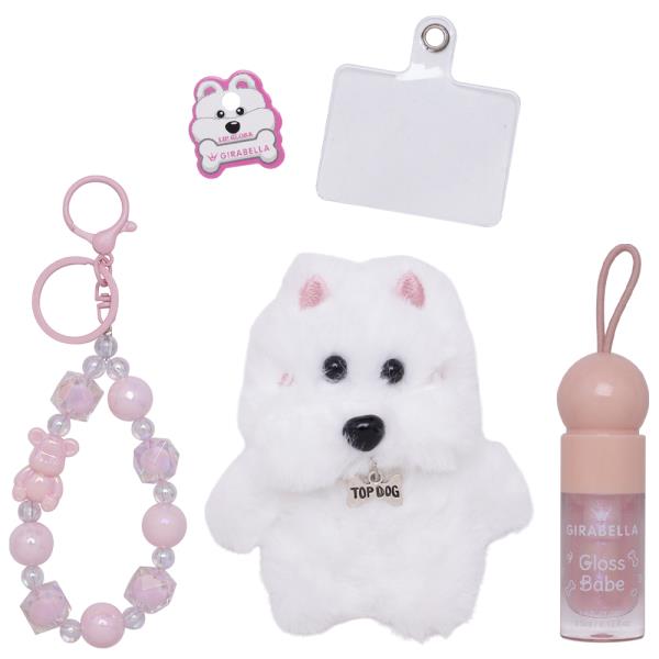 GIRABELLA GLOSS BABE LIP GLOSS W DOLL STRAP KEYCHAIN SET (15 UNITS)