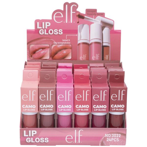 ELF CAMO LIP GLOSS (24 UNITS)