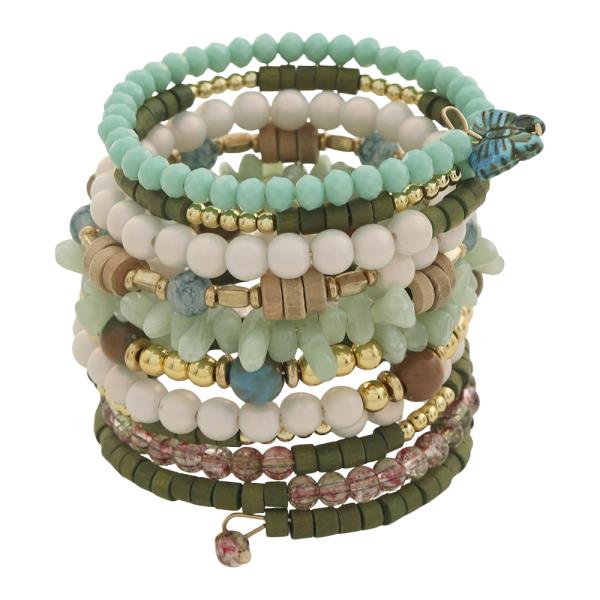 MIX BEADED MULTI BRACELET SET