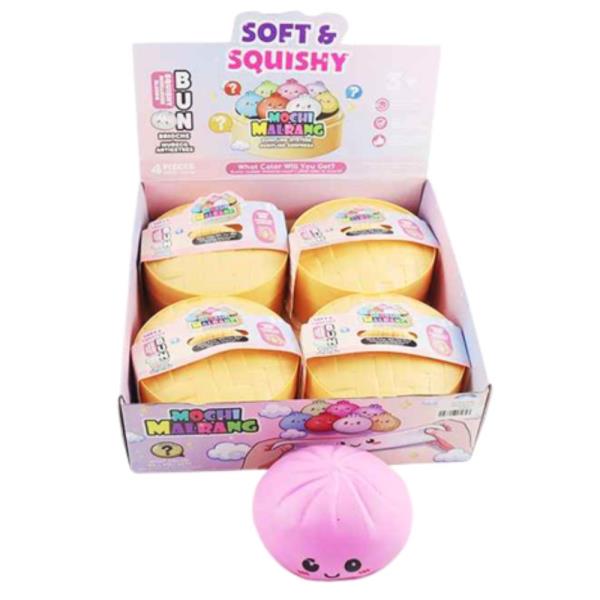 ETA-7/10 15 CM DUMPLING SQUISHY SQUEEZE TOY (4 UNITS)