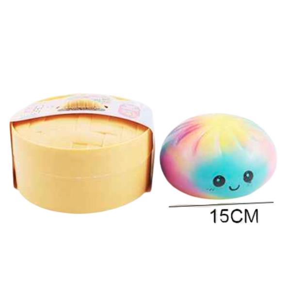 ETA-7/10 15 CM DUMPLING SQUISHY SQUEEZE TOY (4 UNITS)