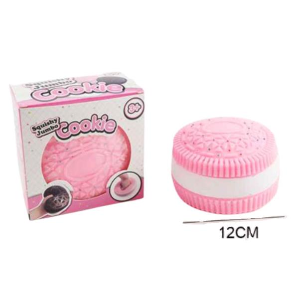ETA-7/10 12 CM JUMBO SQUISHY COOKIE TOY (6 UNITS)