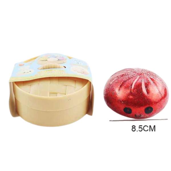 ETA-7/10 8.5 CM DUMPLING SQUISHY SQUEEZE TOY (12 UNITS)