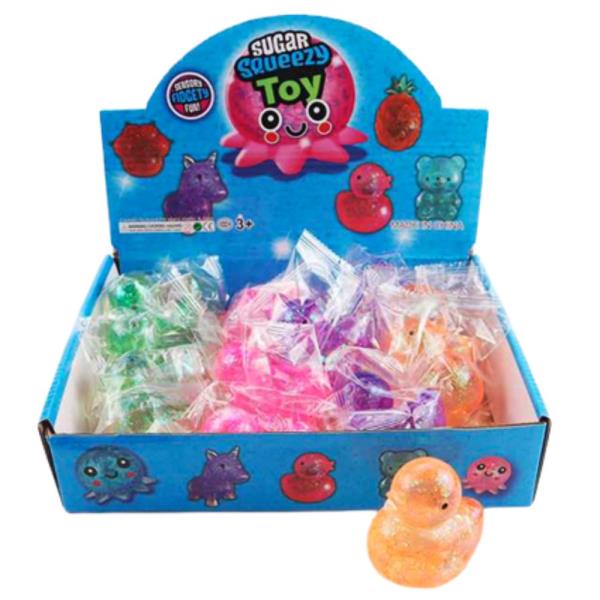 ETA-7/10 DUCK SQUISHY SQUEEZE TOY (12 UNITS)