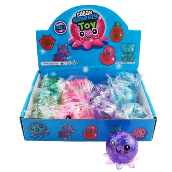 ETA-7/10 JELLY FISH SQUISHY SQUEEZE TOY (12 UNITS)
