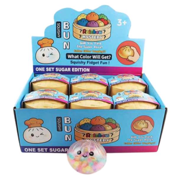 ETA-7/10 DUMPLING SQUISHY SQUEEZE TOY (12 UNITS)