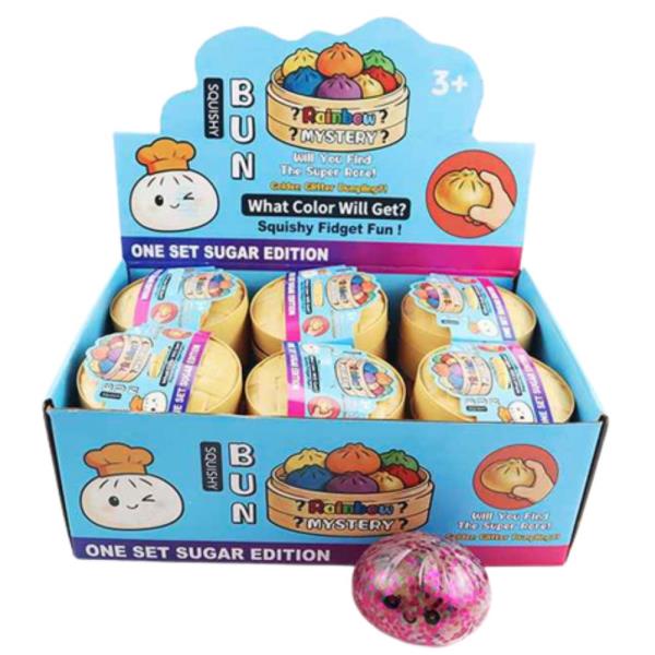 ETA-7/10 DUMPLING SQUISHY SQUEEZE TOY (12 UNITS)
