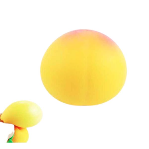ETA-7/10 12 CM UNPACK THE PEACH JUMBO SQUISHY SQUEEZE TOY (6 UNITS)