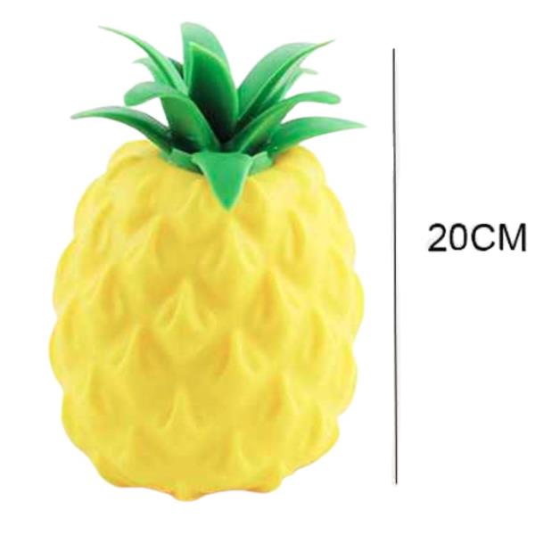ETA-7/10 20 CM PINEAPPLE JUMBO SQUISHY SQUEEZE TOY (6 UNITS)