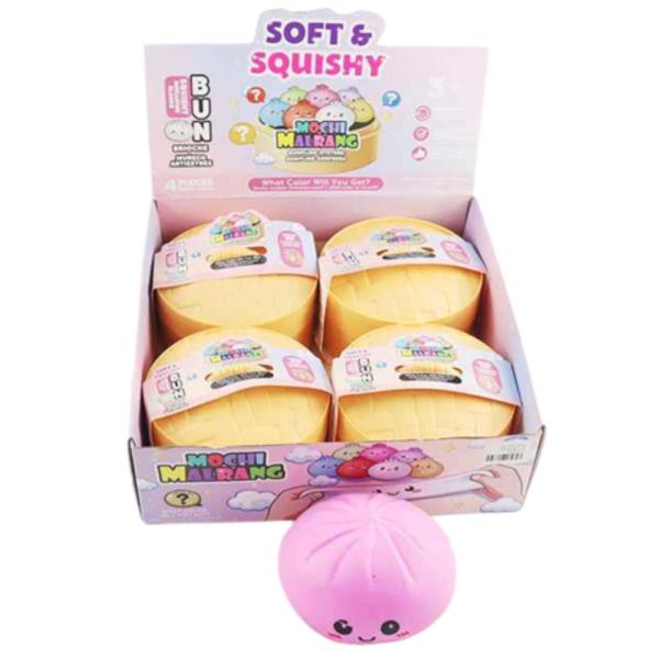 ETA-7/10 15 CM DUMPLING SQUISHY SQUEEZE TOY (4 UNITS)
