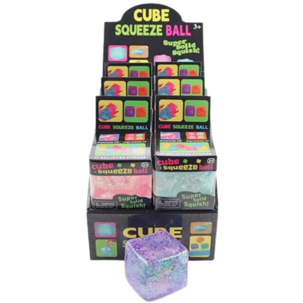 ETA-7/10 CUBE SQUISHY SQUEEZE TOY (12 UNITS)