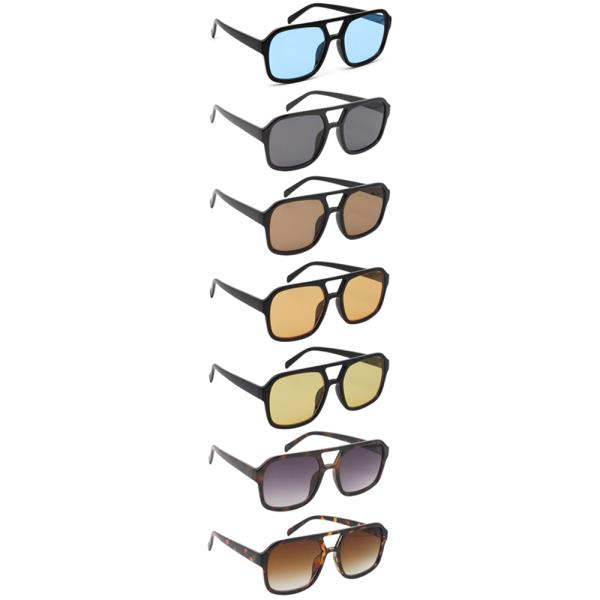 COLOR SQUARE FASHION SUNGLASSES 1DZ