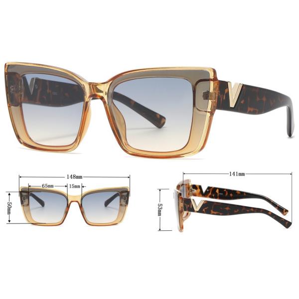STYLISH SQUARE CAT EYE SUNGLASSES 1DZ