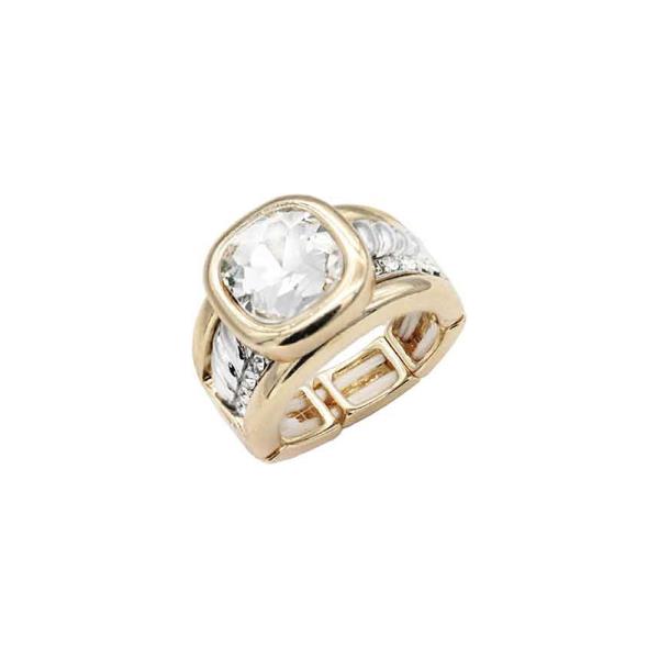 GOLD PLATED STRETCH RING