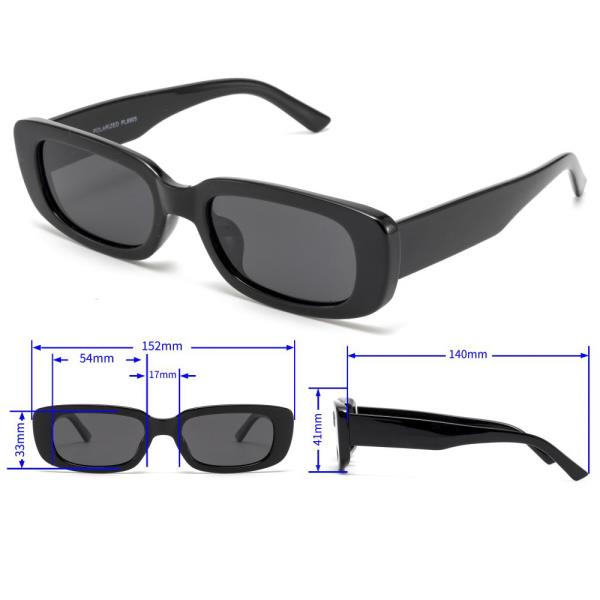 ROUND SQUARED SUNGLASSES 1DZ